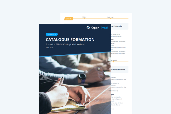 Catalogue des formations Open-Prod