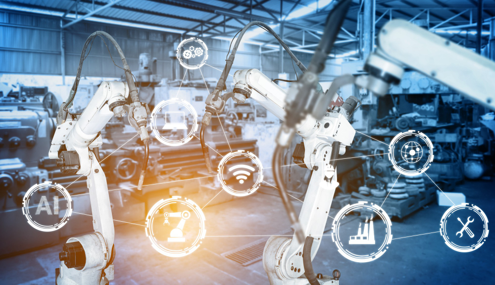 l’IIoT optimisant un ERP industriel pour une production connectée et performante dans l’industrie 4.0.
