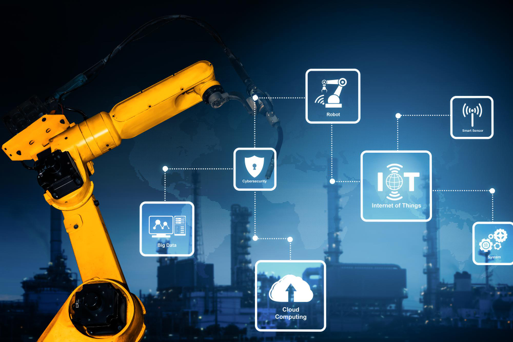 BPMN illustrant l'automatisation des processus et l'intégration des outils dans un ERP industriel.