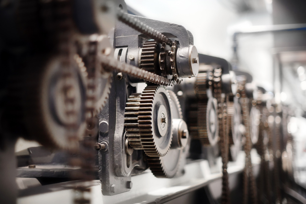 Engrenages en ligne de production mécanique pilotée par ERP pour la gestion des certificats